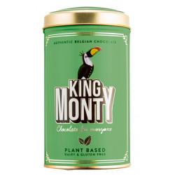 King Monty Classic Cacao Hazelnut Crunch - csokoládé pálcikák fém díszdobozban 130g