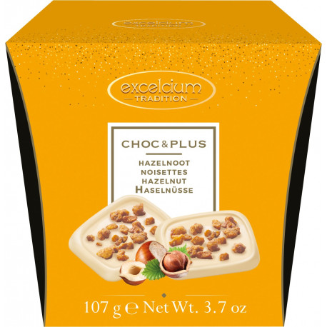 Hamlet Excelcium Choc & Plus fehércsokoládé mogyórval 107g