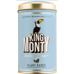 King Monty Classic Cacao Pop Rice - csokoládé pálcikák fém díszdobozban 130g