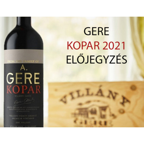 Gere KOPAR 2018 előjegyzés