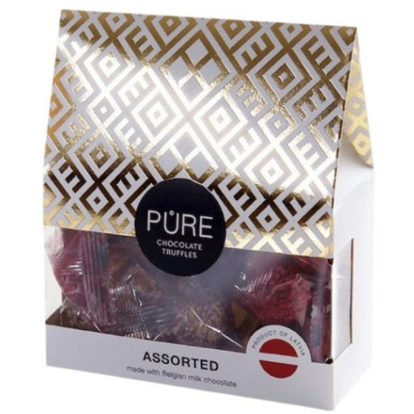Pure - Gift - Trüffelkrémmel töltött Tejcsokoládé Válogatás 96g - selection.hu